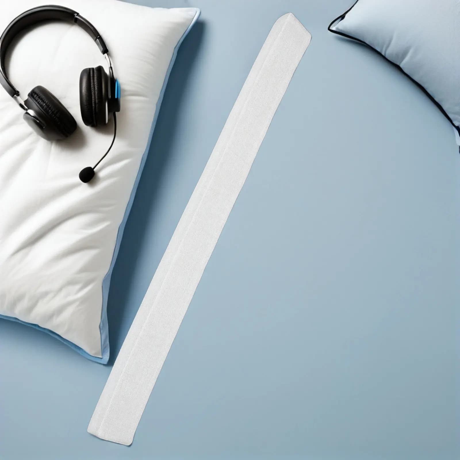 Bed Mattress Gap Filler High-Density Sponge Removable Cover Gap Pillow Stopper Headboard Wall Crack Protector Bed Crack Stopper