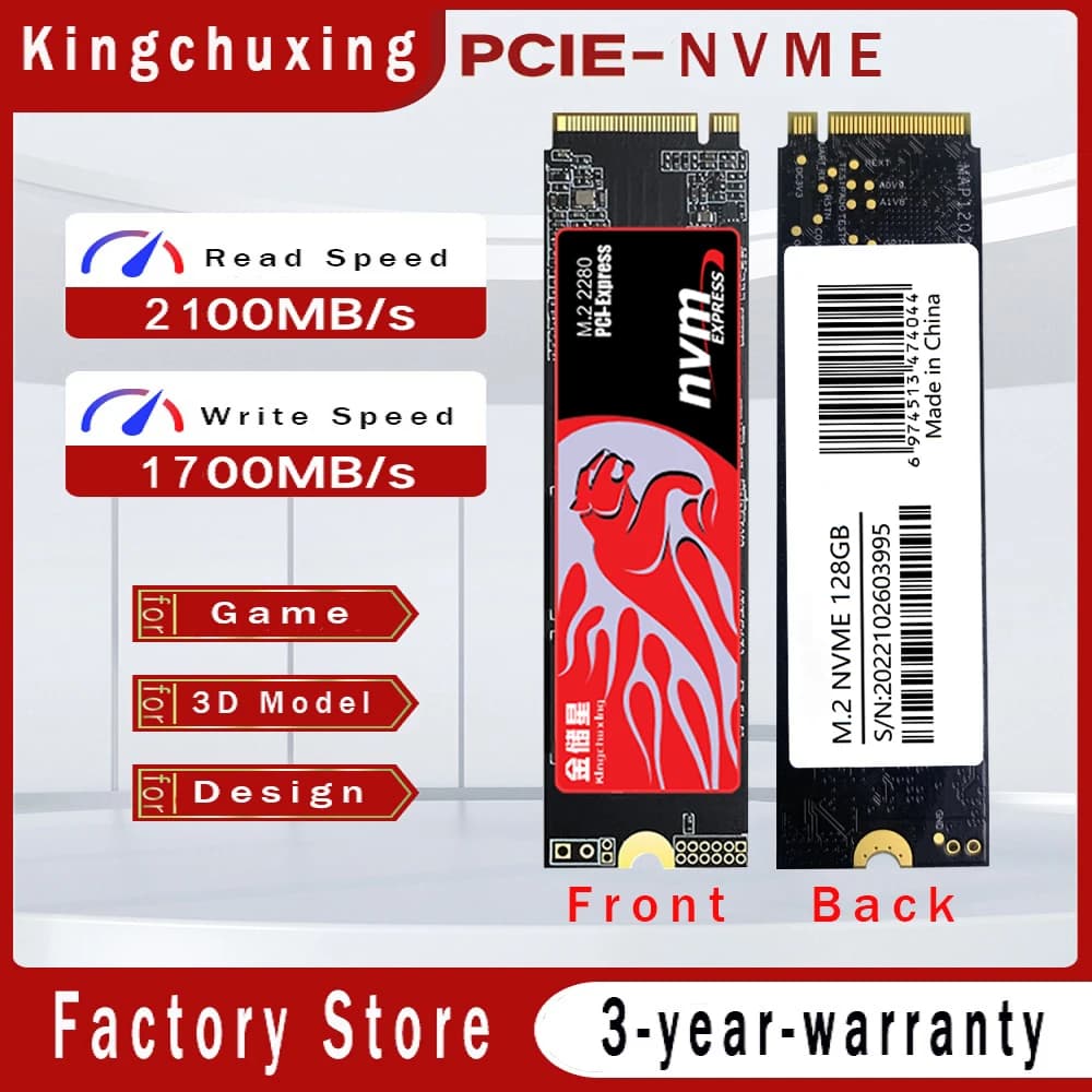 Promo kingchuxing Ssd Nvme M2 Disco rigido SSD 1tb M2 Nvme Ssd 512gb PCIE 3.0 Interno per laptop desktop SSD41504