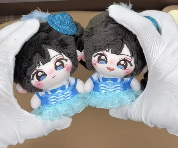 【 First Release 】 Ju Jingyi's attribute cosplay cotton doll 10cm blue princess dress peripheral birthday gift