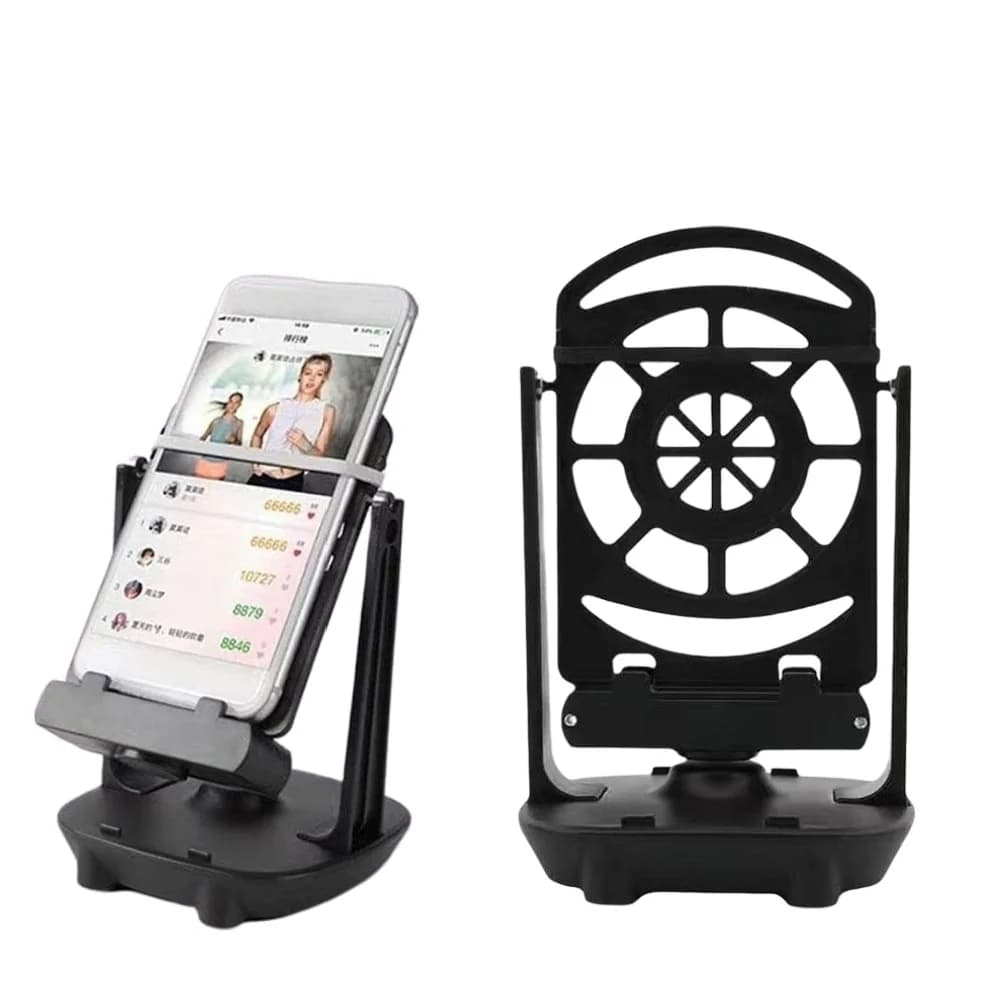 Supporto per supporto per agitatore oscillante per telefono cellulare da scrivania Pedometro automatico per contatore di passi per iPhone Android Accessorio silenzioso per tutti i telefoni