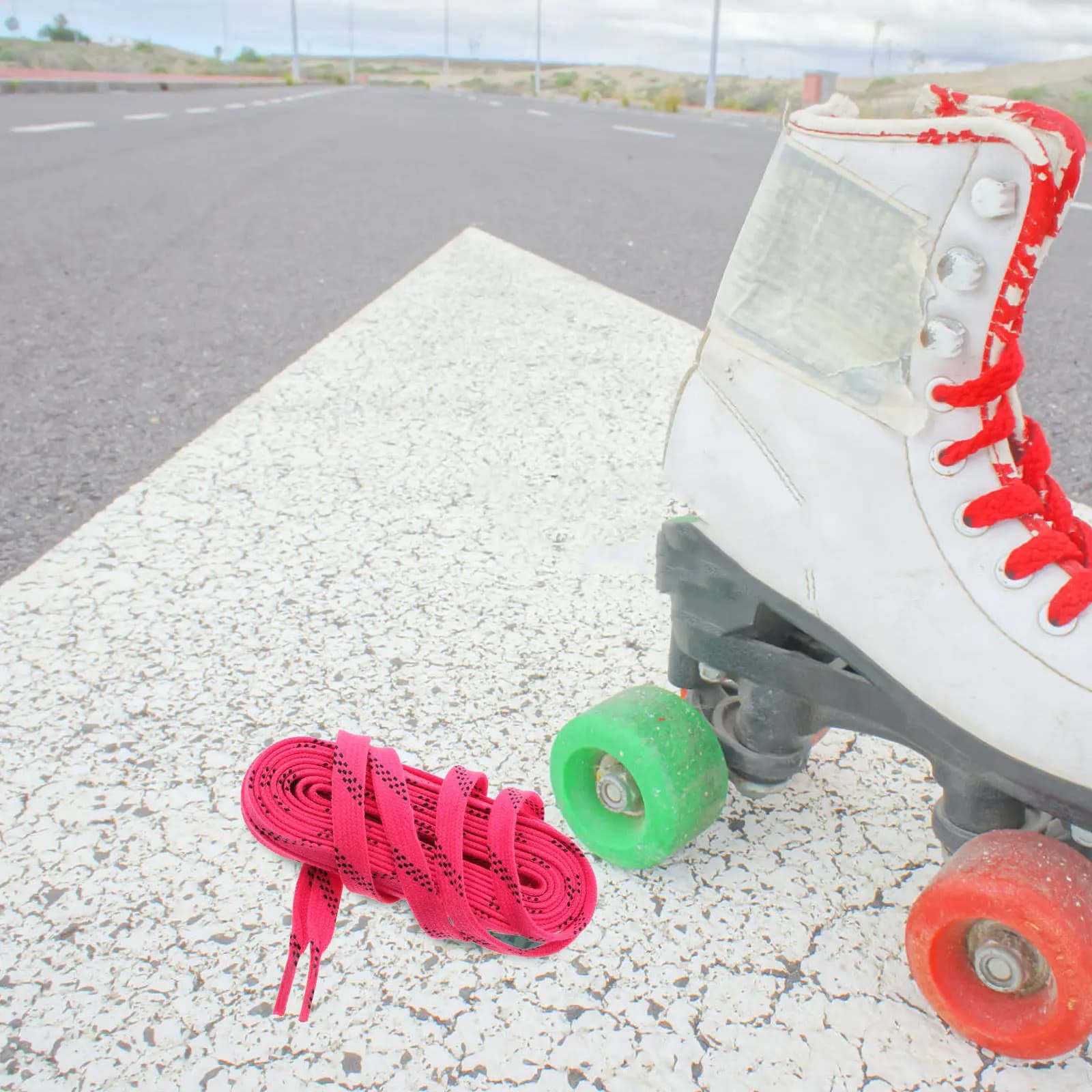 1 Paio di Lacci Cerati per Pattini da Hockey su Ghiaccio, Accessori Durevoli e Pratici per Pattinaggio su Ghiaccio