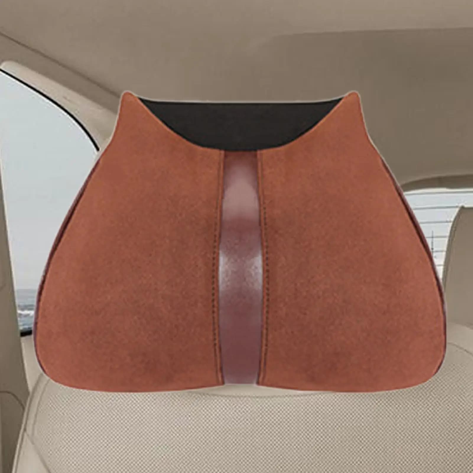 Cuscino per poggiatesta per auto Cuscino confortevole Cuscino per auto morbido e traspirante Adulti Passeggero Automotive Guida Dormire Pendolarismo Viaggi