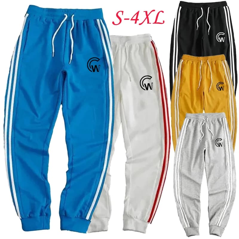 Men's casual jogging pants fitness clothing and garment inferior sports pants 6 colors S-4XL