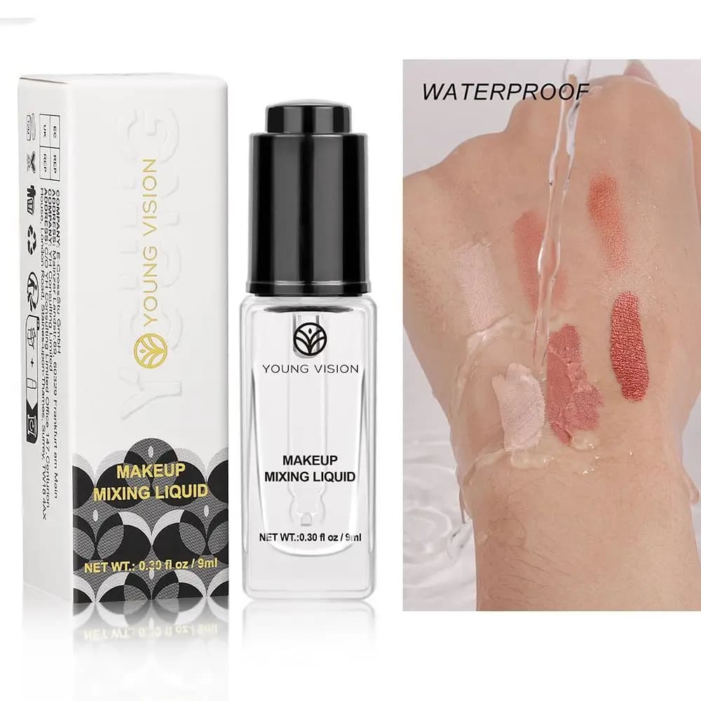 Nuovo Siero Trasparente per Miscelare il Trucco 9ml Diluente per Colori Cosmetici Sfumante per Ombretti e Viso