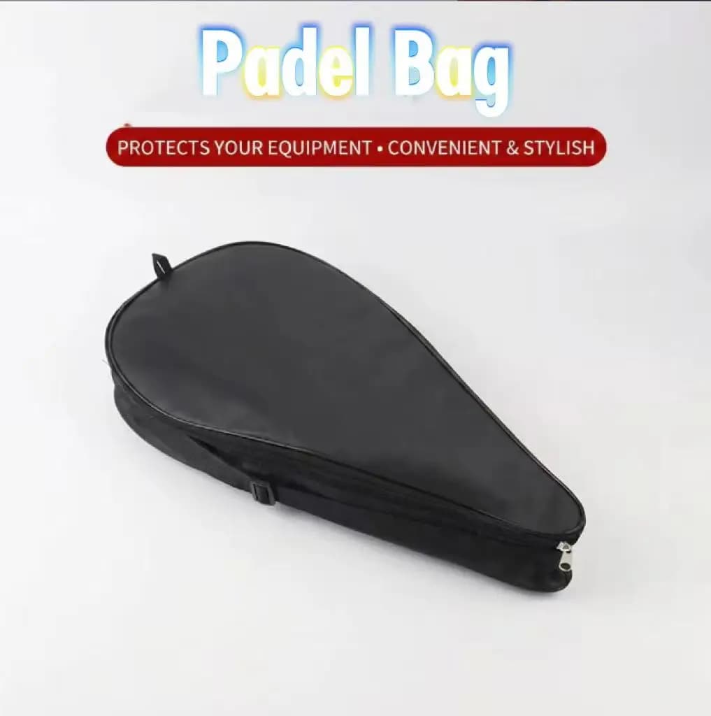 Best Waterproof Oxford Materia Padel Racket Cover Tennis Racket Bag Premium Leather Hand-held Storage Portable Padel Racket Bags