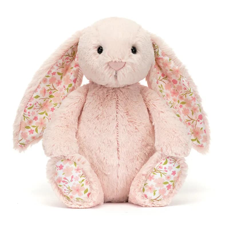 Peluche Kawaii Jellycat Blossom Blush Bunny Cherry 23CM, Giocattolo Anime Cartoon Carino, Coniglietto Imbottito, Regalo per Coppie