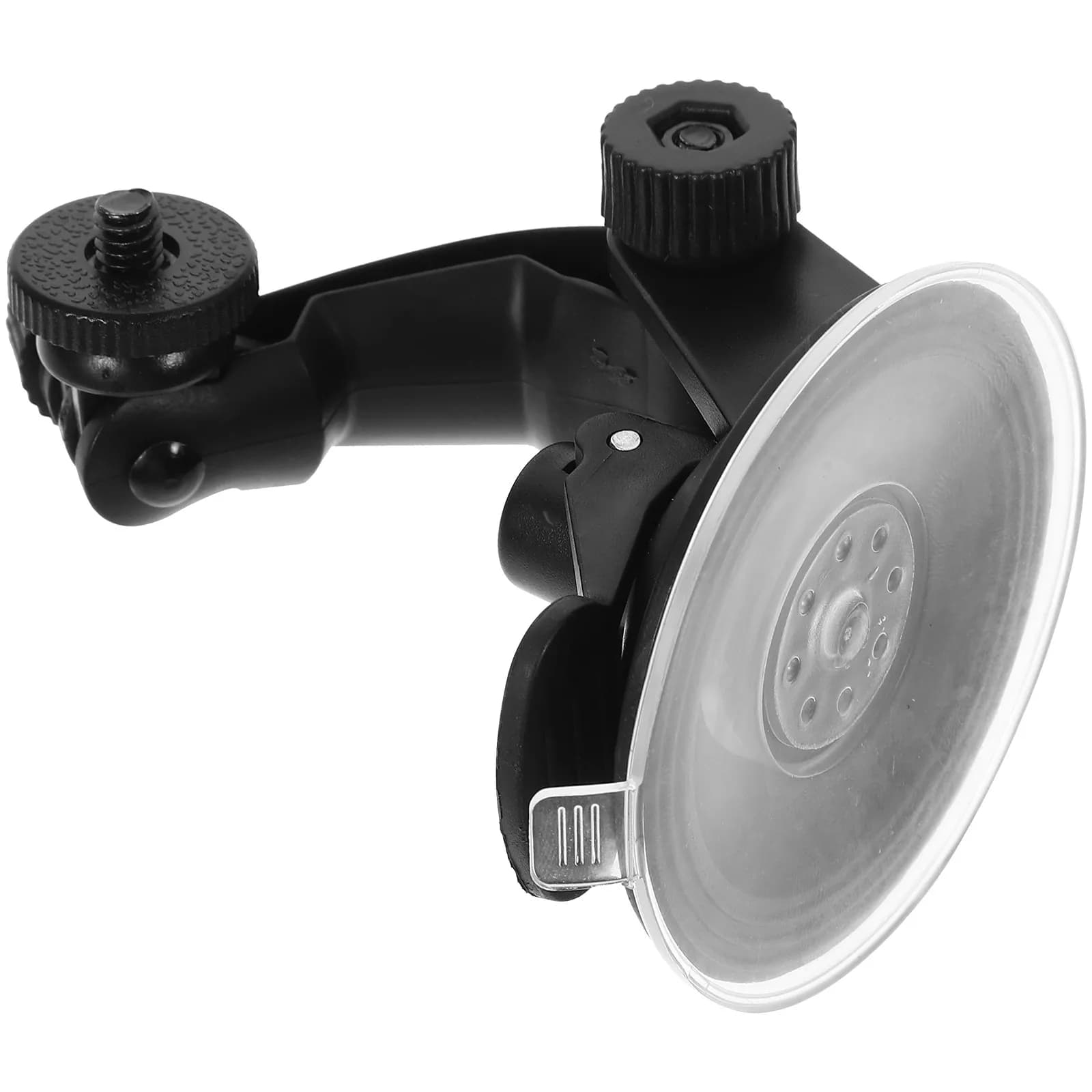 Supporto per Dash Cam con Ventosa Regolabile, Supporto per Action Camera, Antivibrazioni, in Gomma ABS, per Auto DVR