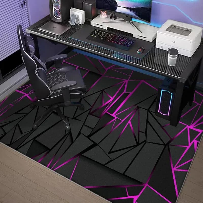 Tappeto per sala giochi Camera da letto e studio Tappeto per sedia girevole per computer Tappetino per casa insonorizzato e antiscivolo Decorazione per la casa Moda