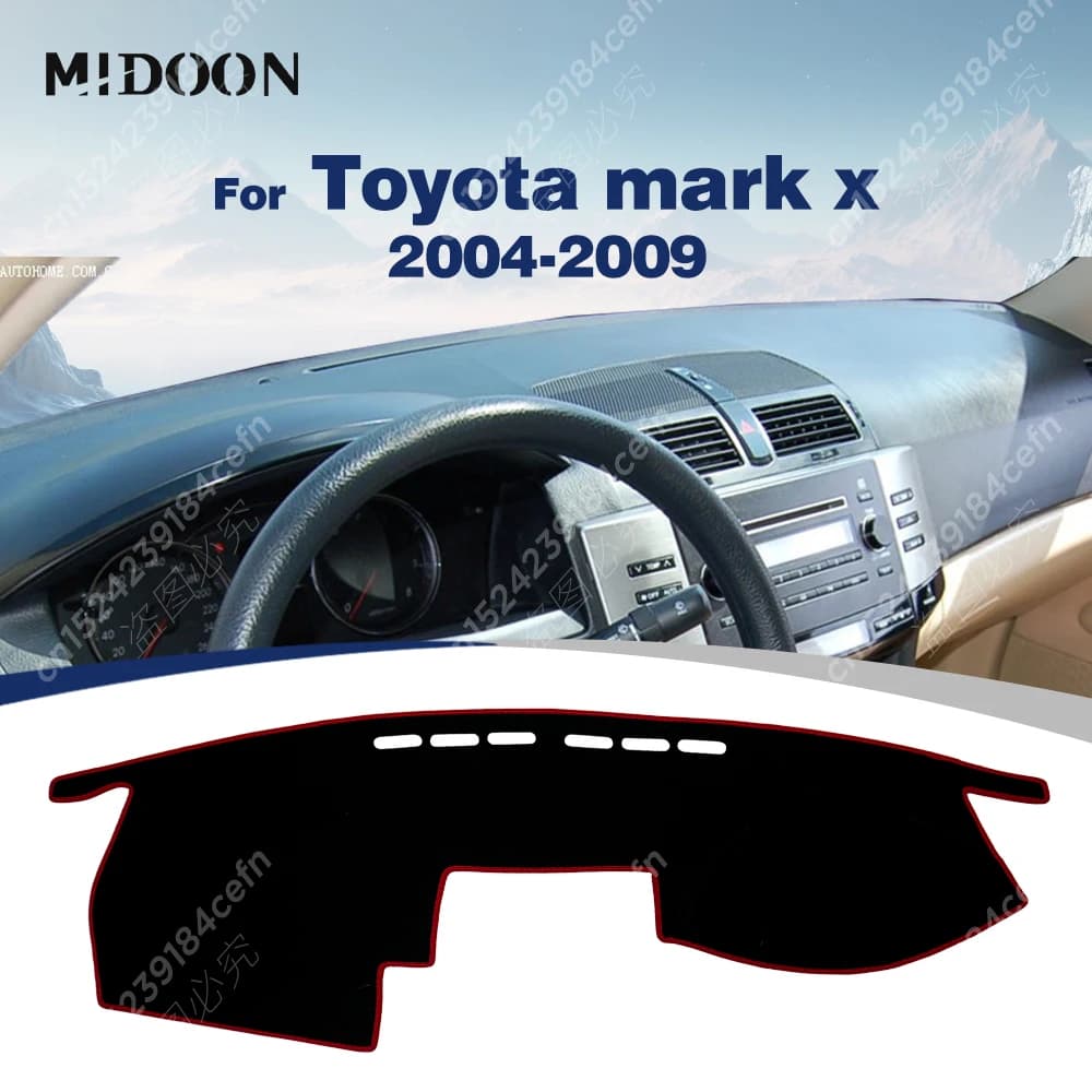 Auto Cruscotto Copertura Per Toyota mark x 2004 2005 2006 2007 2008 2009 Dash Zerbino Parasole Anti-Uv Tappeti Accessori Auto