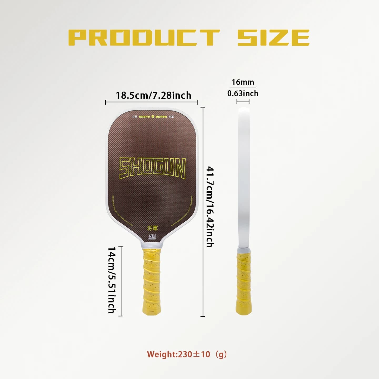 Bread and Butter · The Shogun Pickleball Paddle Integrated Hot Press with Titanium Wire