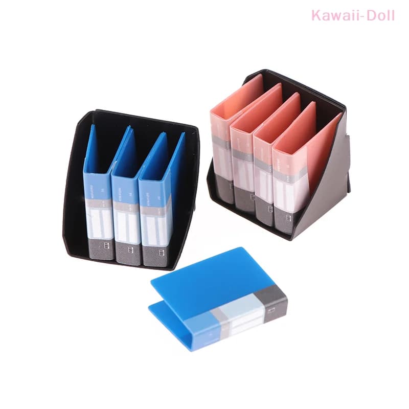 1 set mini lavagna clip notebook cartella di file cartella di cancelleria giocattoli scrivania da ufficio modello di cartella di simulazione