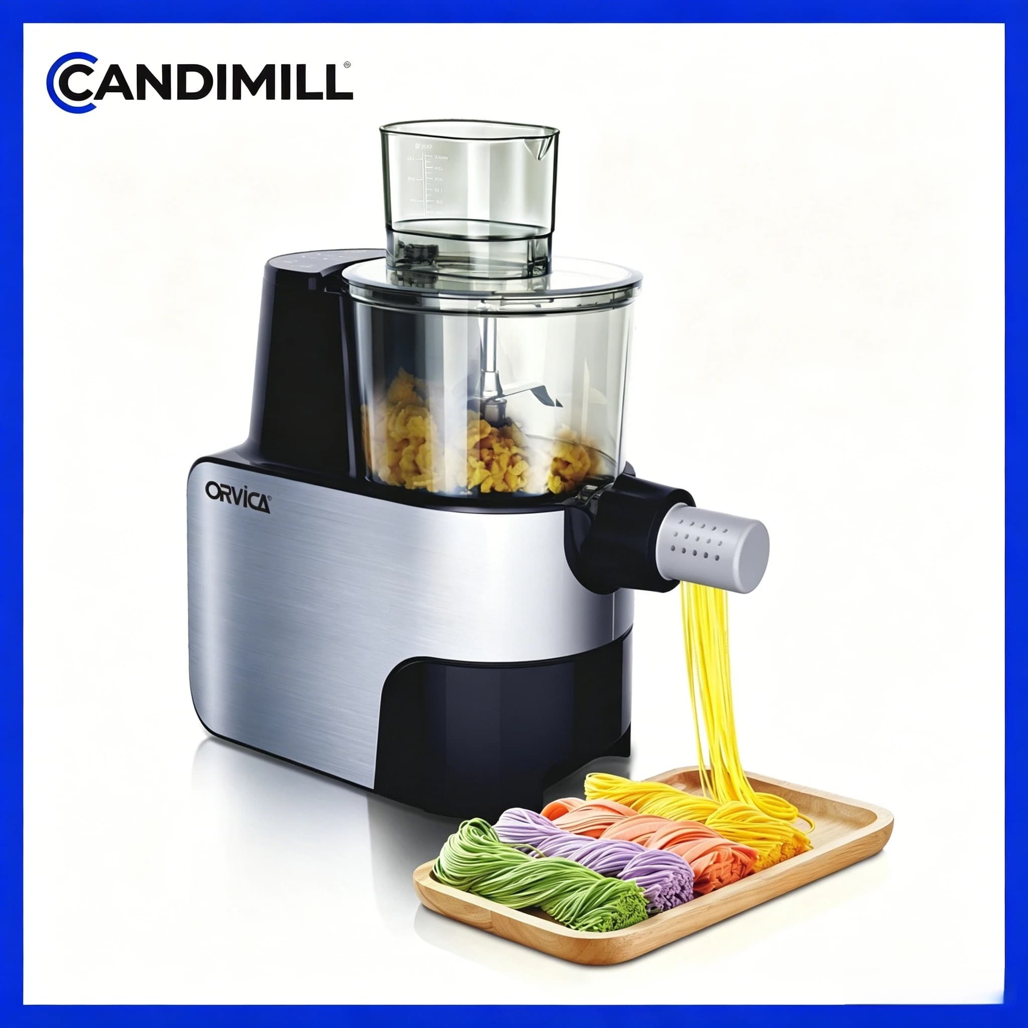 New Style Automatic Integrated Noodle Machine Multifunctional Dough Knead Press Household Fresh Pasta Maker