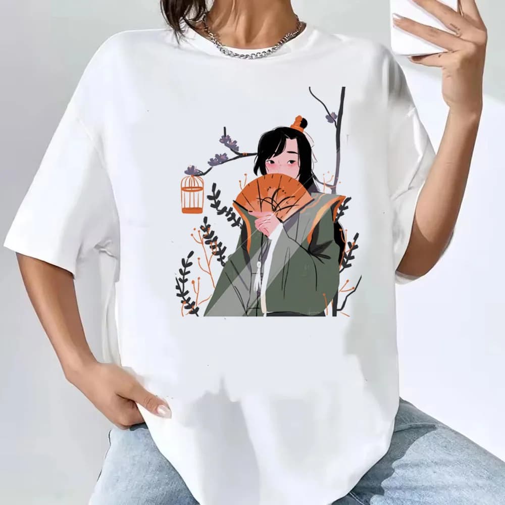 Mo Dao Zu Shi top tees donna Confortevole Retro anni 2000 Pastello harajuku kawaii t-shirt grafica Cultura pop Digital Classic anni 2000
