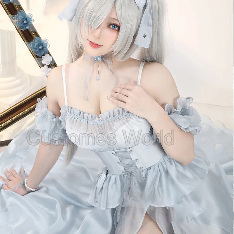Costume da Cosplay della Dea della Vittoria: Nikke Cinderella con Parrucca per Halloween e Giochi di Ruolo da Principessa