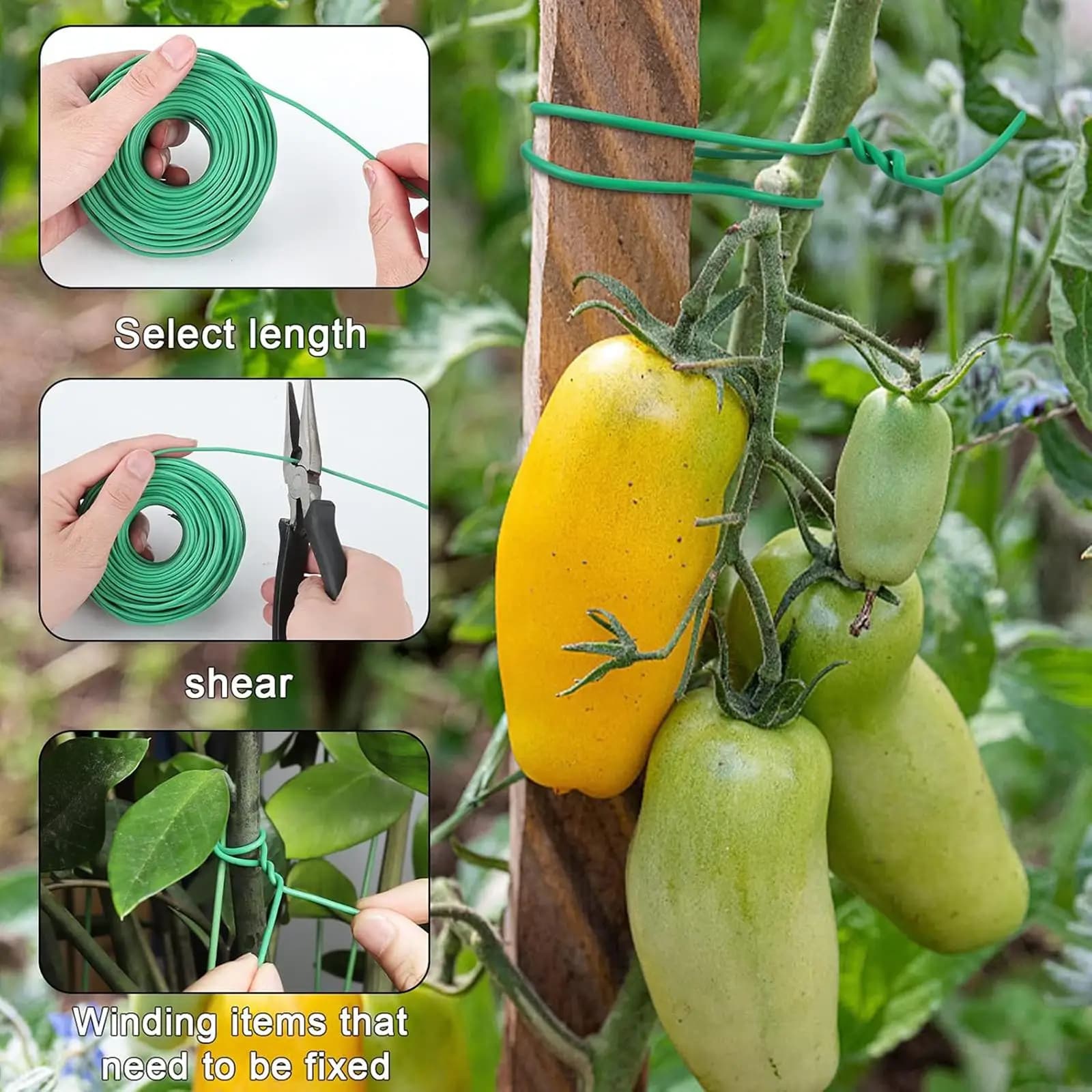 Fascette Morbide da Giardino per Organizzare Cavi e Fili in Ufficio e Casa