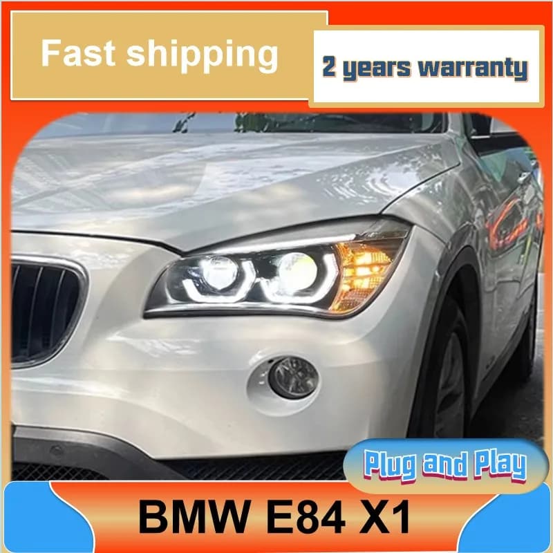 Car Styling per BMW E84 faro 2009-2014 X1 fari DRL indicatori di direzione Low High Beam obiettivo del proiettore