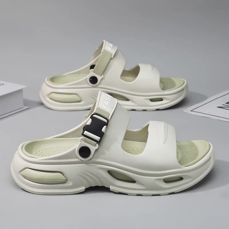 Ciabatte da Uomo per Uso Quotidiano, Sportive e Casual, con Soletta Ergonomica Ammortizzata, Antiscivolo, Resistenti all'Usura, Traspiranti, per Casa, Spiaggia e Passeggio