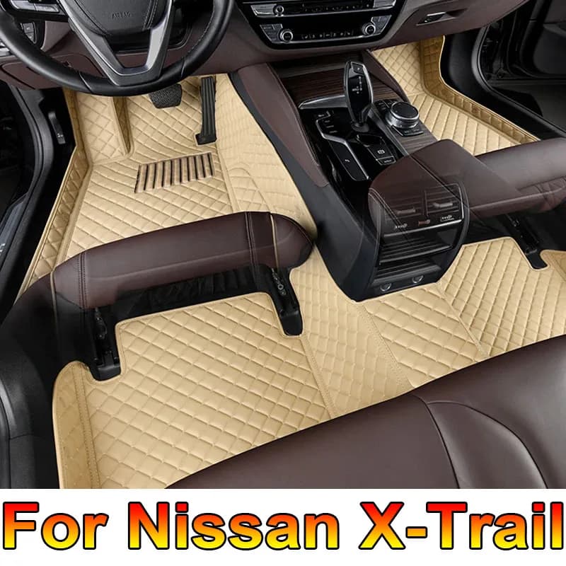 Tappetino per Auto per Nissan X-Trail T30 2001 ~ 2007 tappeto Anti-sporco tappetino in pelle accessori Para Auto tappetini per Auto accessori per Auto
