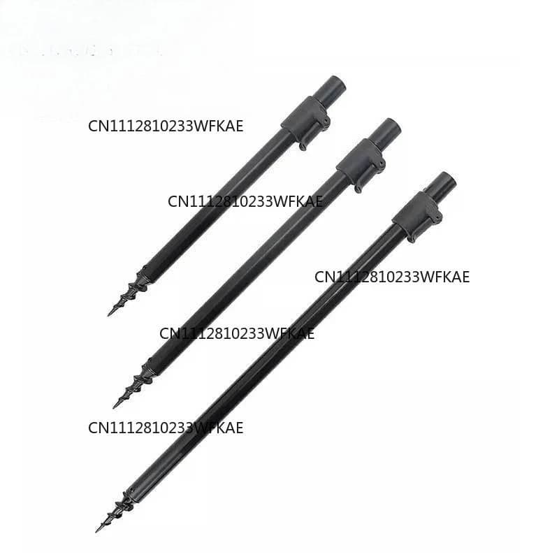 Sea rod bracket ground insert aluminum alloy two sections retractable fishing supplies
