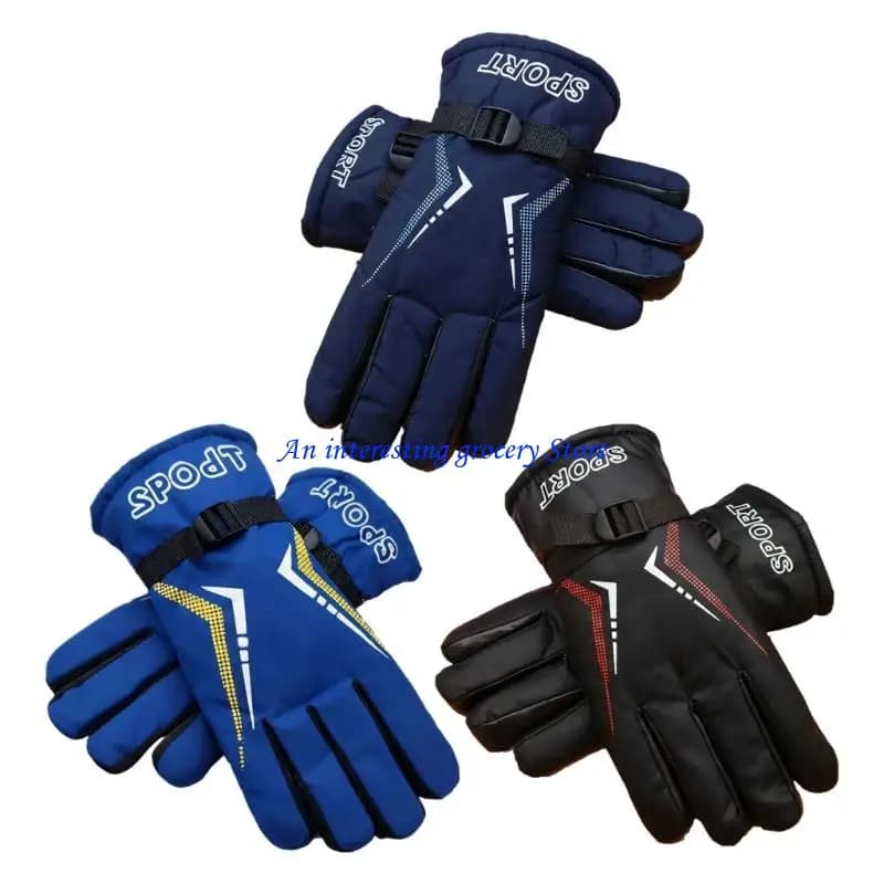 Guanti caldi antivento 652D Guanti da sci invernali per ciclismo, snowboard