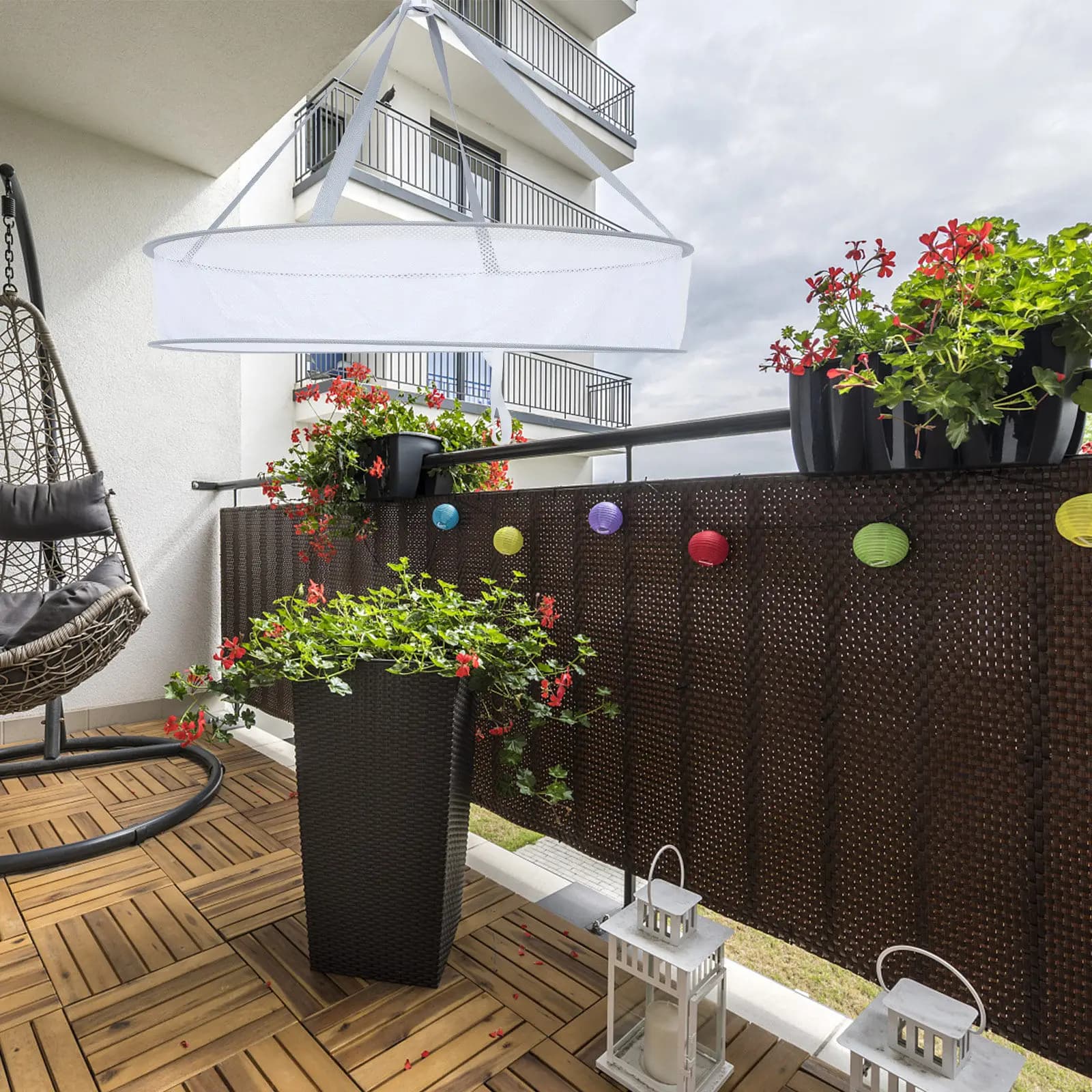Drying racks Lightweight on the net, Basket Fast drying clothes hanger, Suitable basket for home laundry