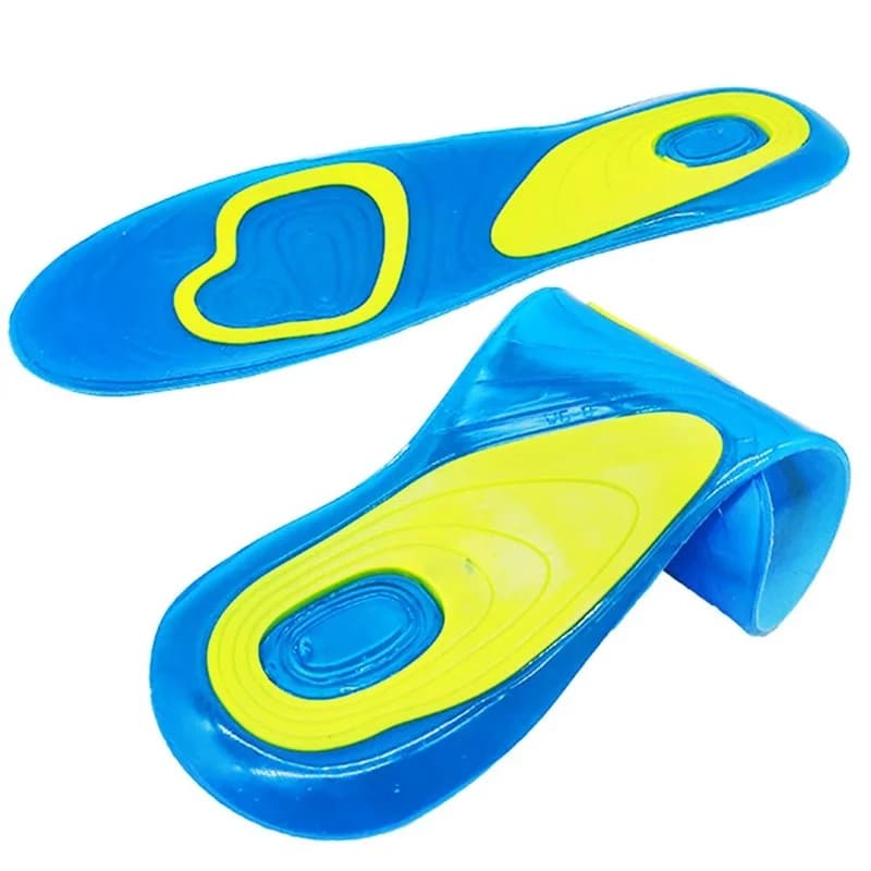 Proteggi i piedi Sottopiede per scarpe da corsa per escursionismo Assorbe gli urti Piede per uomo Donna Sport Morbido gel di silicone Cuscino d'aria Sottopiede
