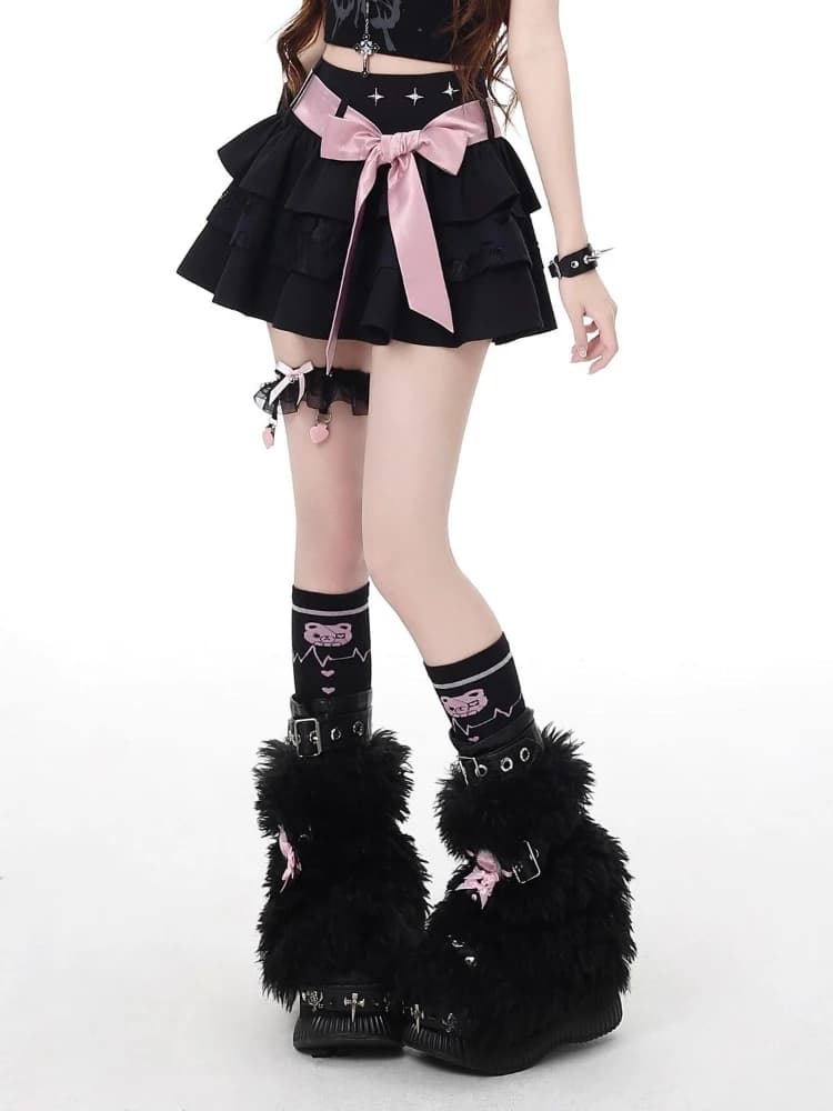 Gonna scozzese dolce francese estiva con volant Donna Casual Vita alta a pieghe Minigonna a trapezio Stile preppy School Girl Fashion Nuovo