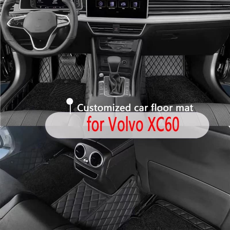 Custom Car floor mats for Volvo XC60 2009 2010 2011 2012 2013 2014 2015