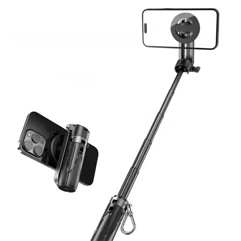 Mini Bluetooth magnetico selfie stick treppiede supporto per telefono supporto telefoni utilizzati per Magsafe IPhone Mag supporto sicuro supporto per telefono
