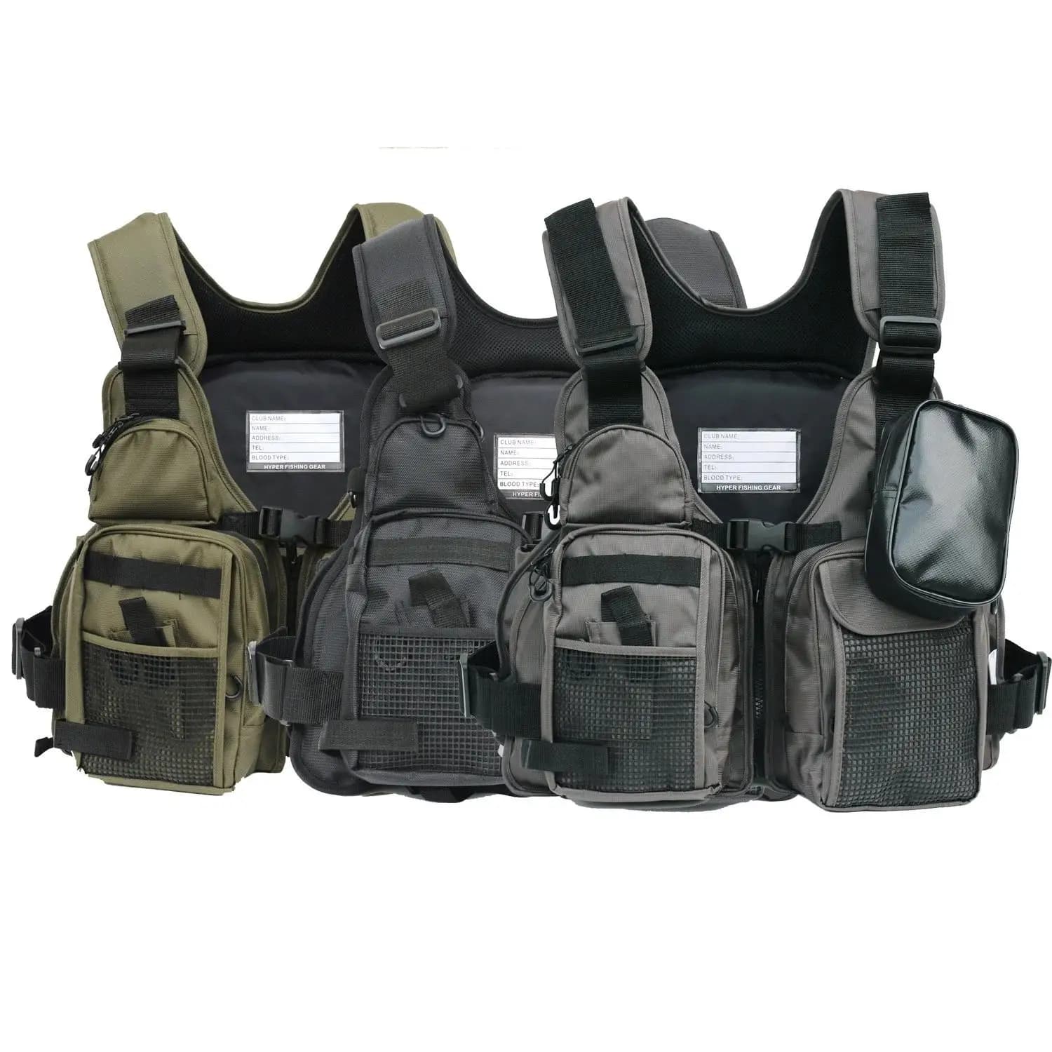 Fishing Life Vest Detachable Foam Fishing Vest with Pockets Water Sports Gear Long-Lasting Material Comfortable Fit