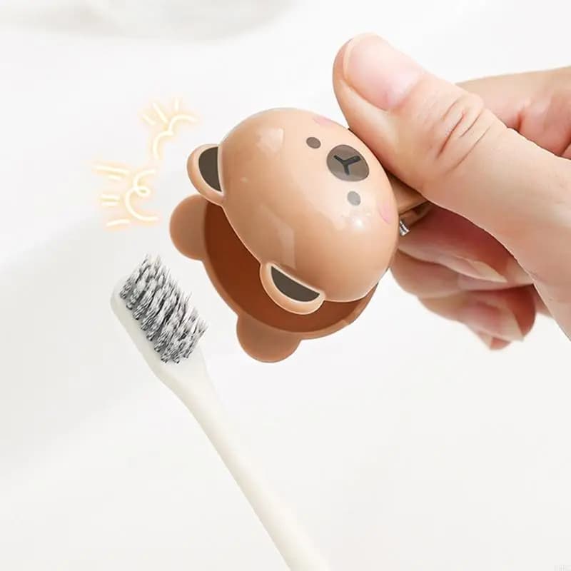 Custodia per spazzolino da denti per animali con funzione antipolvere portatile per uso domestico in vacanza