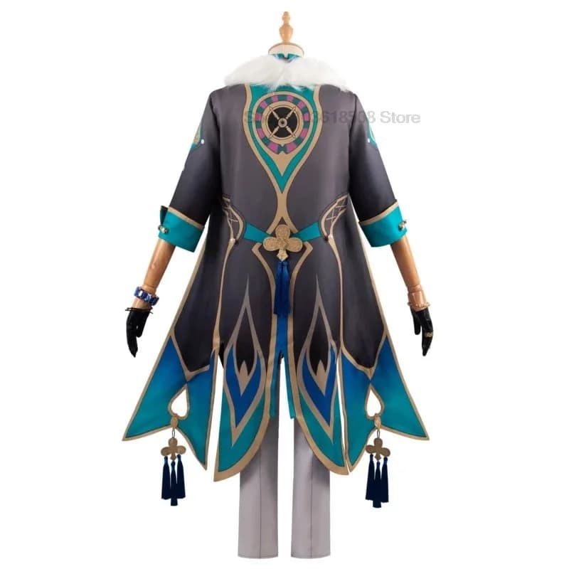 DY20Aventurine Cosplay Game Honkai Star Rail Costume Party Suit Earrings Hat Halloween Carnival Uniform Anime Clothing Custom Ma