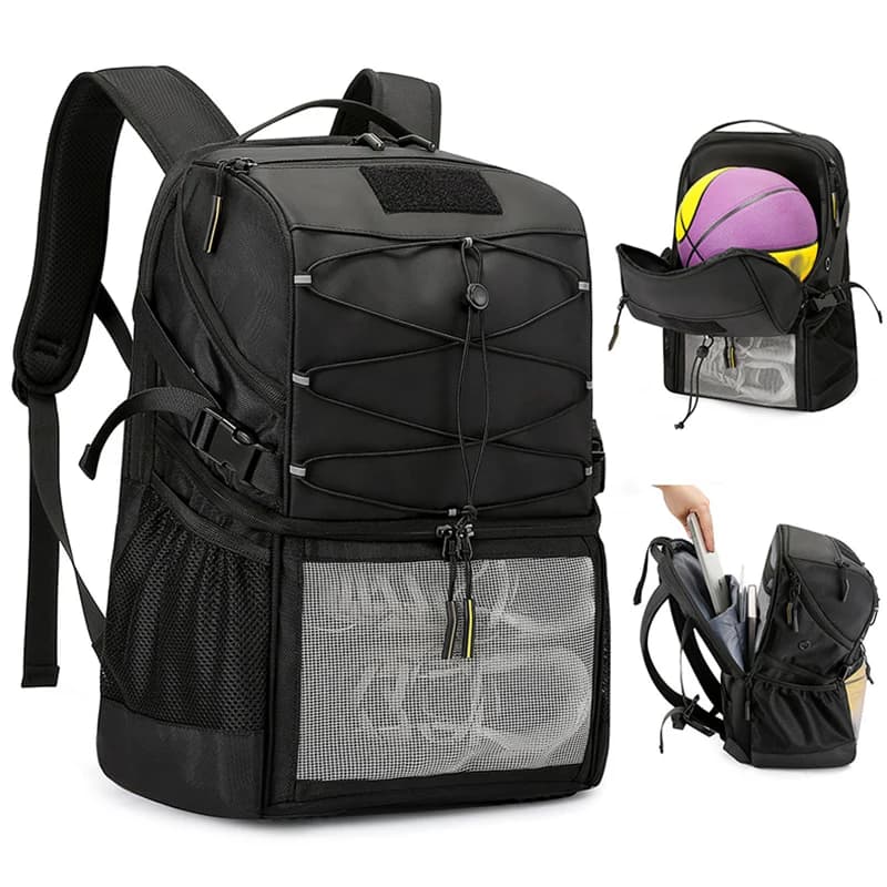 Climbing Backpack Men Women Large Capacity Travel Daypack Basketball Volleyball Soccer Rucksack Leisure Commuting Shoulder Bag