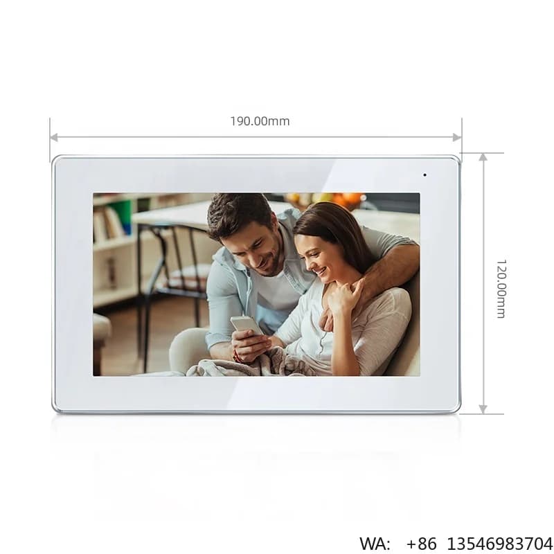 Campanello Intelligente Tuya per Tre Famiglie, Videocitofono Wi-Fi Impermeabile, Sistema di Videocamera per Appartamenti