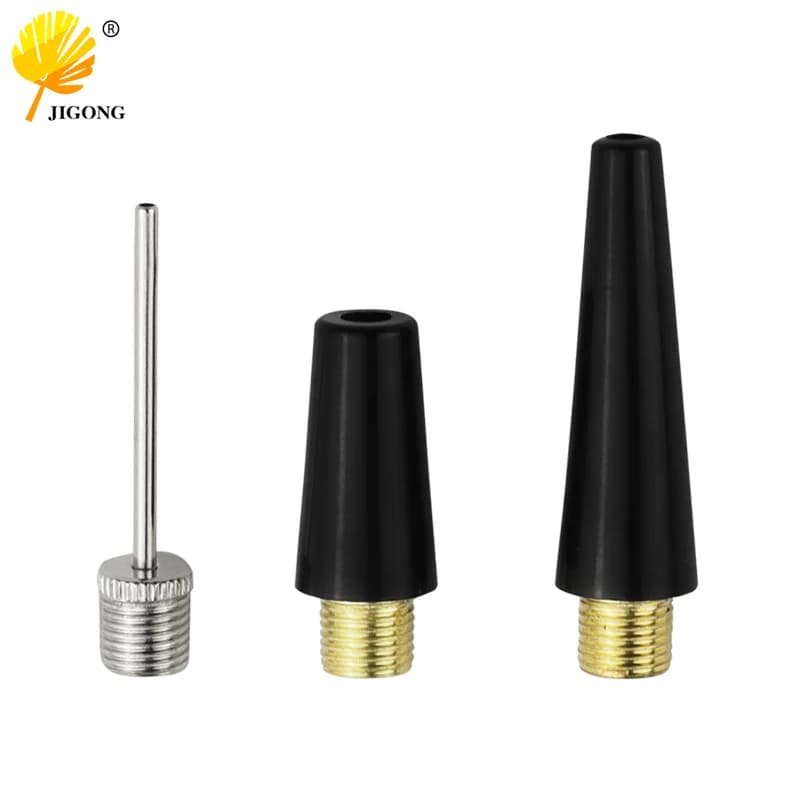 Ugello della pompa di gonfiaggio Set di tre pezzi Accessori della pompa di gonfiaggio Pallavolo Basket Ago Gonfiatore Letto Anello di nuoto Ugello
