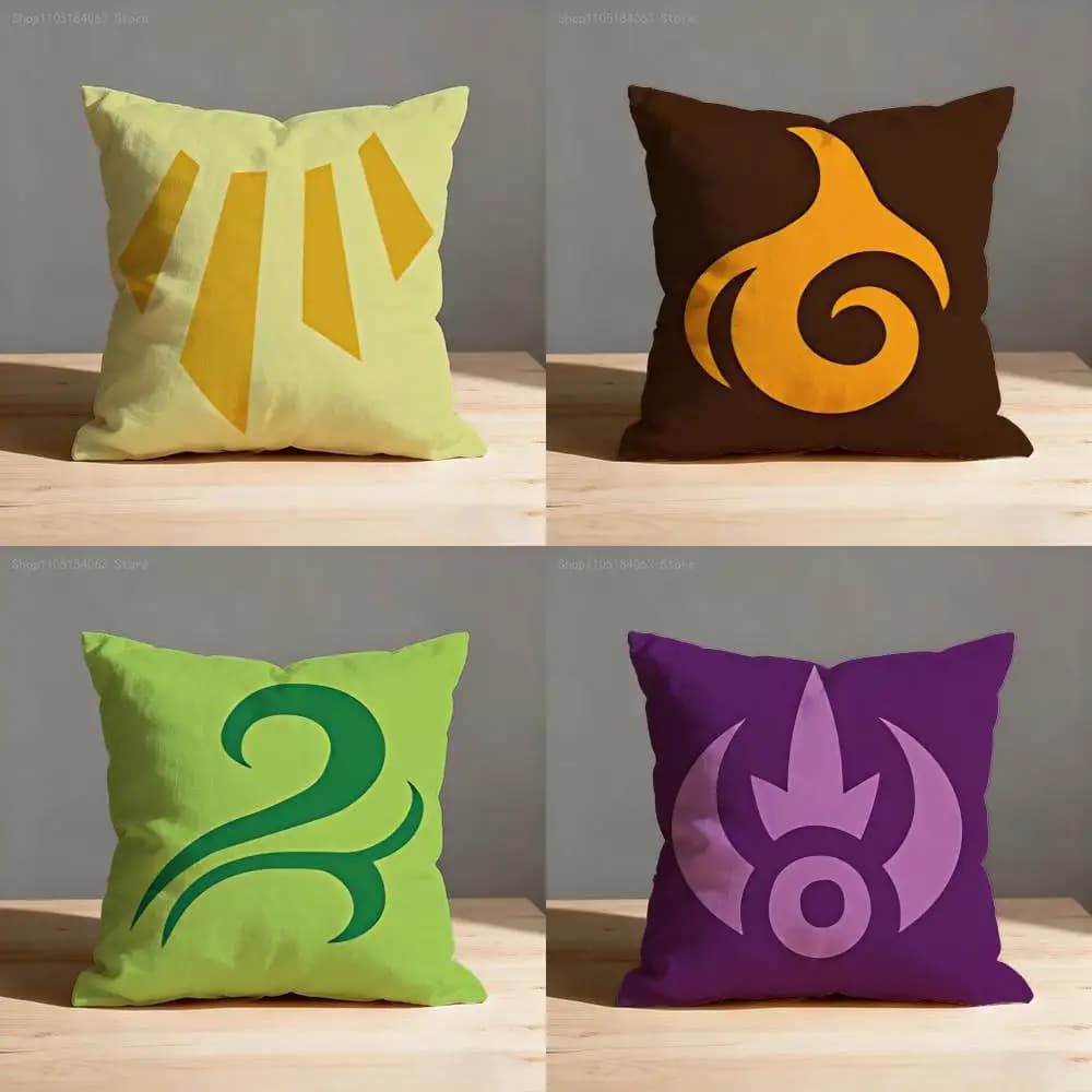 F-Flight Dragon R-Rising Icon Federa per cuscino con stampa in fibra di poliestere 40X40 cm Decorazione per divano domestico