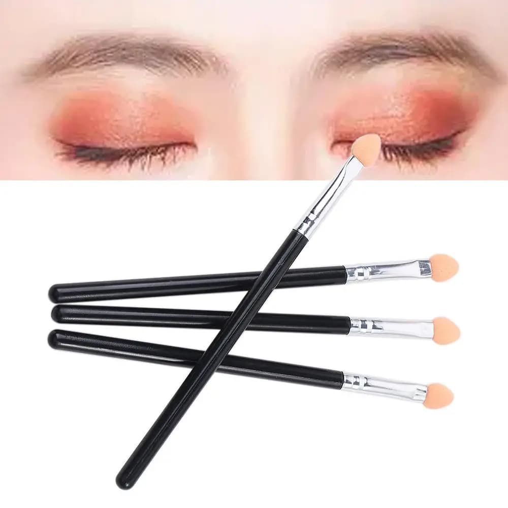 Portable Foundation Blending Dual Color Beauty Tool Applicator Makeup Brush Eye Shadow Brush
