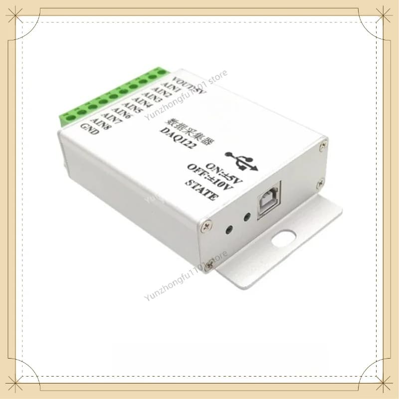 DAQ122 Data Acquisition DAQ Card, 8‑Channel 16‑Bit Synchronous Real‑time Sampling Module, 200K SPS High‑Speed Data Capture Board