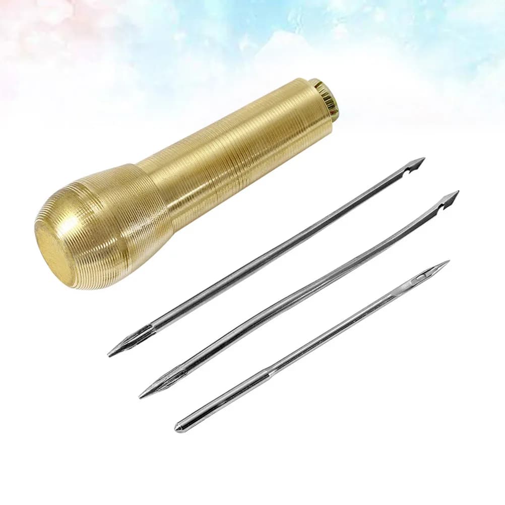 Set di 4 punzoni perforanti per cucito fai da te, kit di riparazione per scarpe, tappeti, cappotti, tende, materassi, artigianato