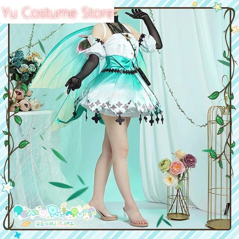 Yu Anime! Vtuber Pomu Rainpuff Gioco Vestito Splendido Vestito Uniforme Costume Cosplay Halloween Party Outfit S-3XLa;3,v'5.t;8,