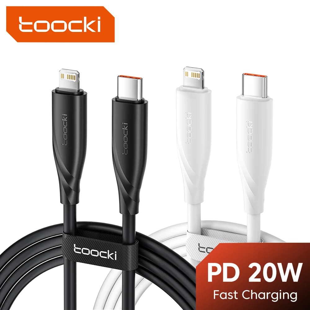 Cavo Toocki da USB C a iP per iPhone 14 Pro Max 2/3 pezzi cavo Apple PD 20W cavo di illuminazione a ricarica rapida per iPad iPhone X cavo dati