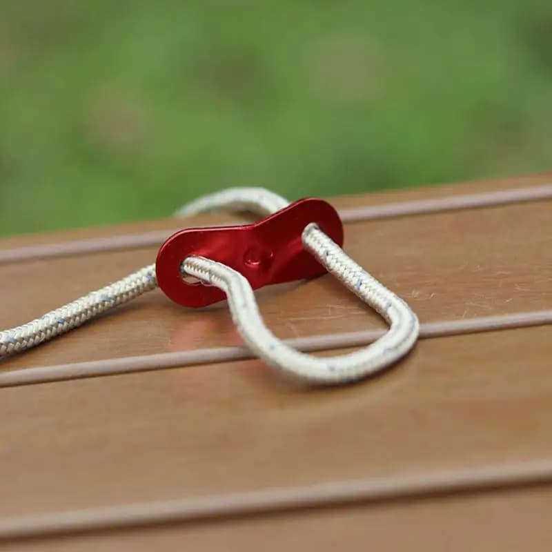 Aluminum Tent Wind Rope Adjuster Guyline Cord Lock Tensioner Outdoor Camping Canopy Awning Fixing Slider Accessory