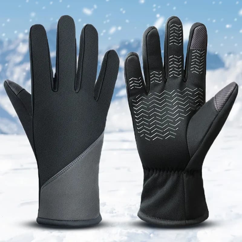 Guanti da esterno in velluto ispessito autunno e inverno touch screen per alpinismo, sci e ciclismo
