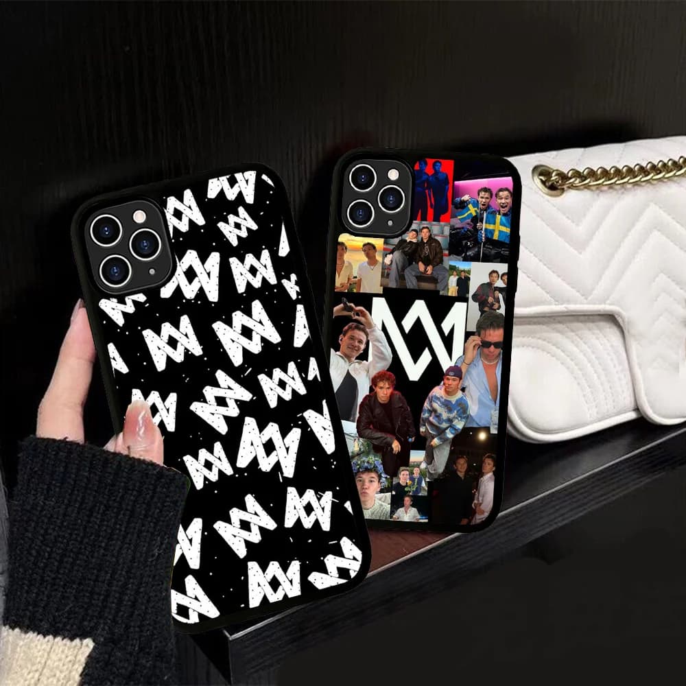 Music Marcus and Martinus Band Silicone Phone Case PC + TPU for IPhone 11 12 13 14 15 16 Plus Pro Max Cover