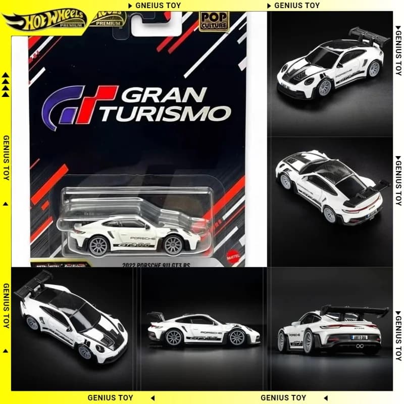 Hot Wheels Premium 2026 Pop Culture 2022 Porsche 911 GT3 RS Gran Turismo 1:64 Pressofuso Modello di Auto Veicolo Da Collezione Giocattolo