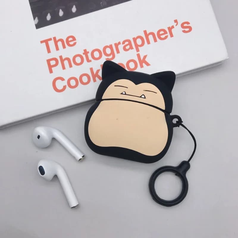 Snorlax Pikachu Anime Cases for Airpods Pro 1 2 3 Protective Wireless Earphone Charging Cover for Airpods 2 3 1 Cartoon Men Case