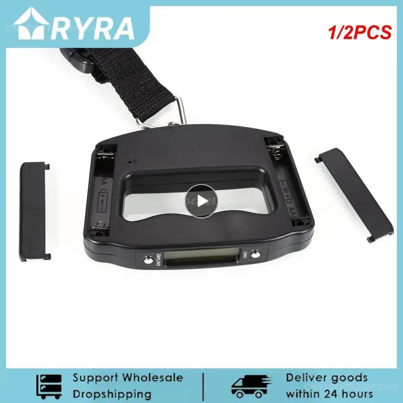1/2 pz 50kg/10g bilancia digitale per bagagli valigia portatile elettronica da viaggio bilancia da viaggio elettronica da appendere