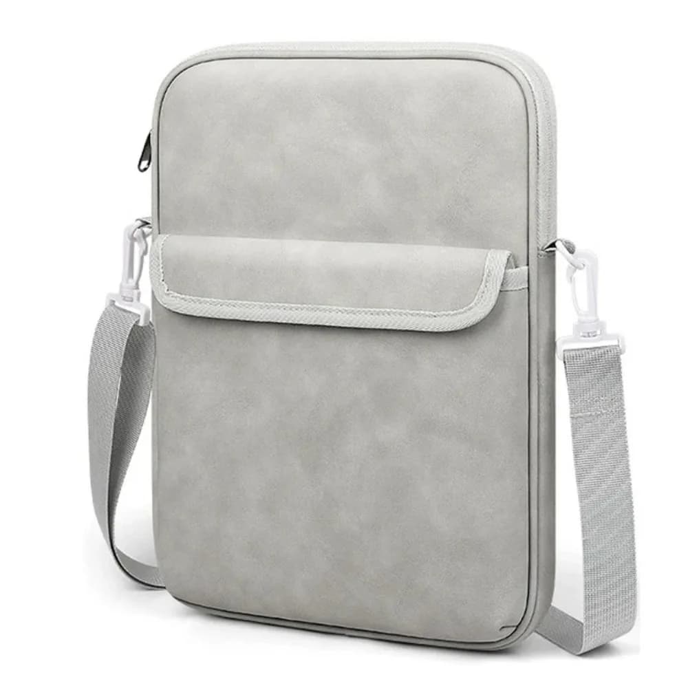 Custodia universale per tablet da 11-13 pollici regolabile con tracolla Custodia per laptop Borsa a tracolla per laptop impermeabile in pelle nappa