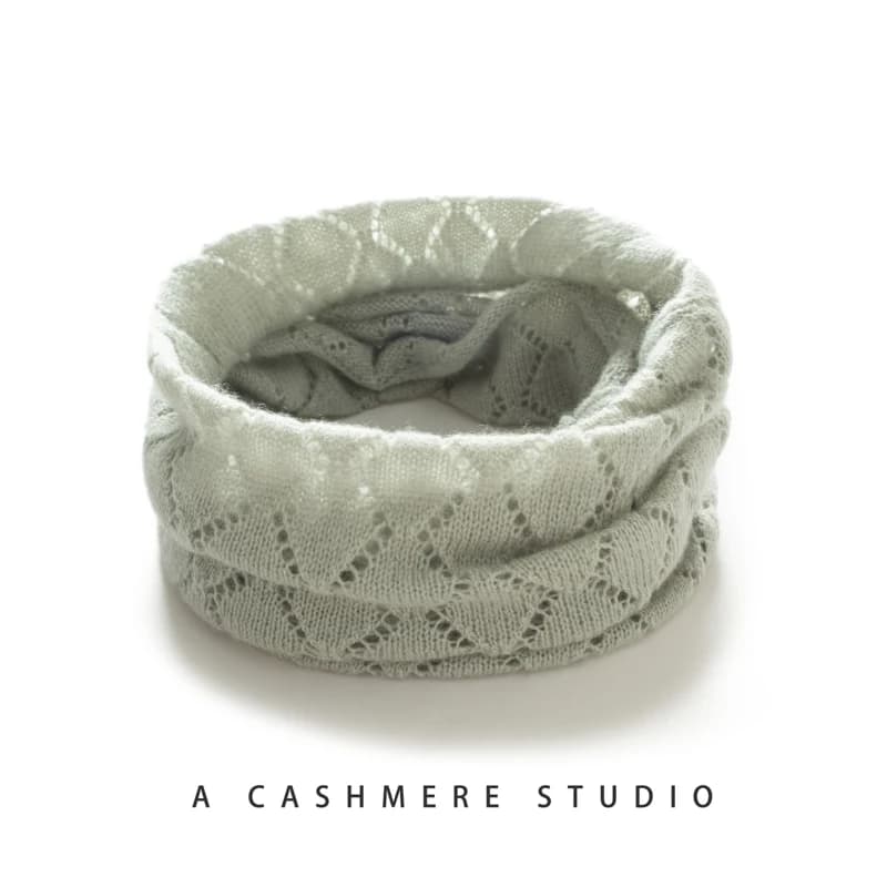 100% cashmere knitted accessories winter new women solid soft tube warm scarve neck warm scarf ladies outdoor O Ring scarf girl