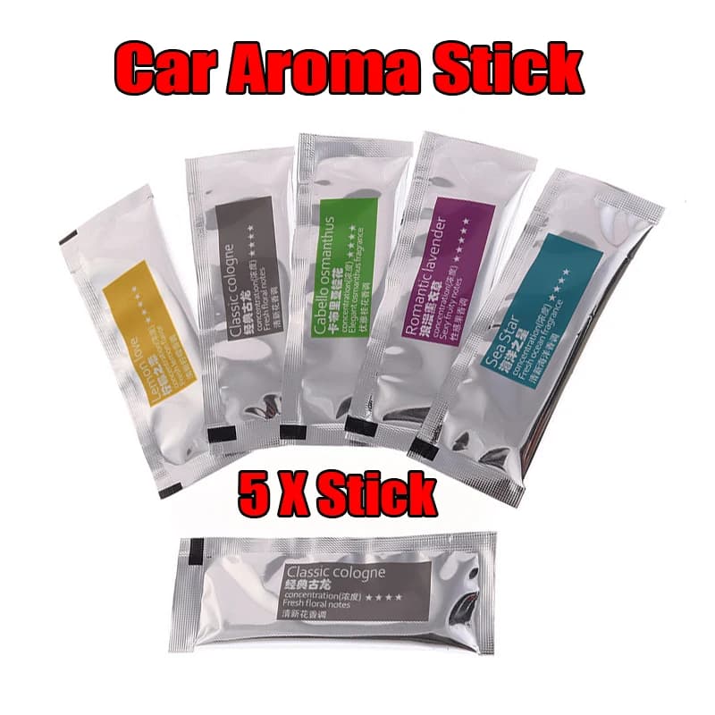5Pcs Car Deodorant Replacement Perfume Car Car Styling Solid Diffuser Stick Replacement Core Air Conditioning Perfume